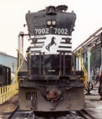 NS 7002 sits at the fuel racks